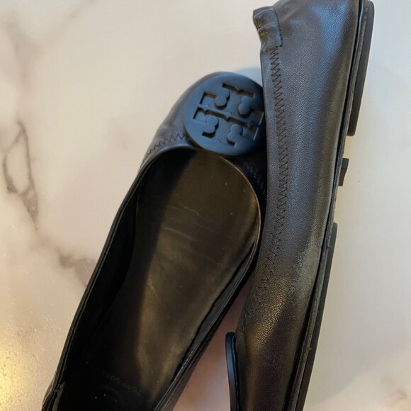Black Tory Burch Flats - Size 6 (Minnie Travel Ballet Flat) - Picture 4 of 4